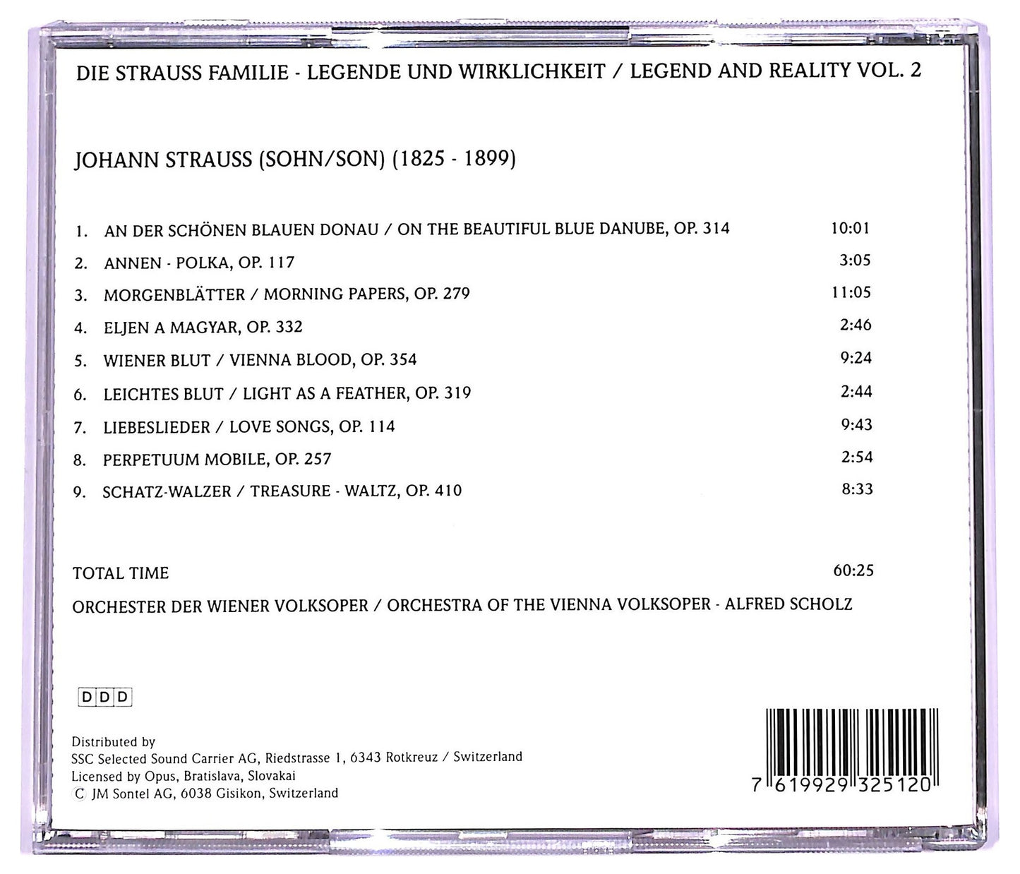 EBOND Die Strauss Familie - Legende und Wirklichkeit and Reality vol.2 CD CD063905