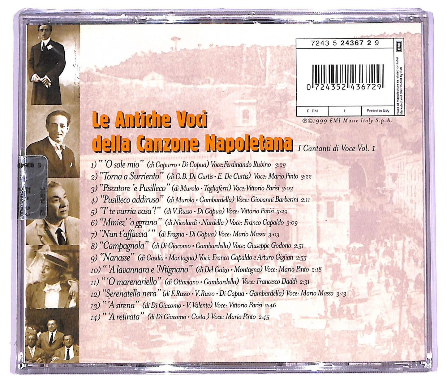 EBOND Various - Le Antiche Voci Della Canzone Napoletana Vol 1 CD CD063931