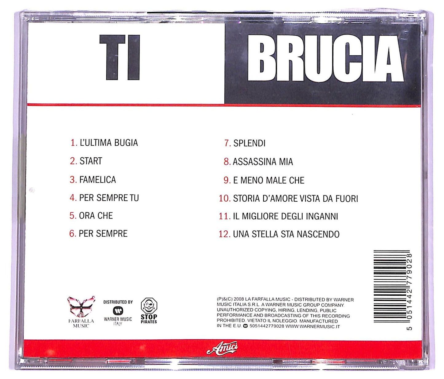 EBOND Various - Amici - Ti Brucia CD CD063946