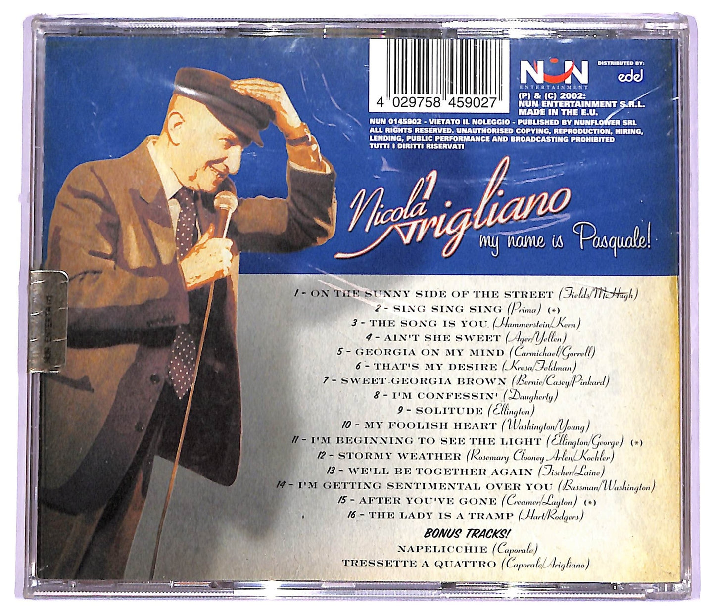 EBOND Nicola Arigliano - My Name Is Pasquale! CD CD064006