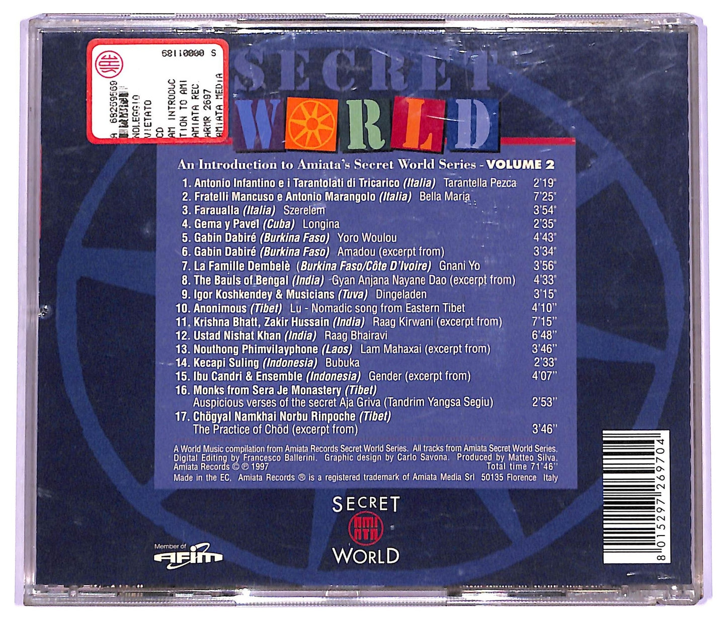 EBOND Various - Secret World CD CD064032