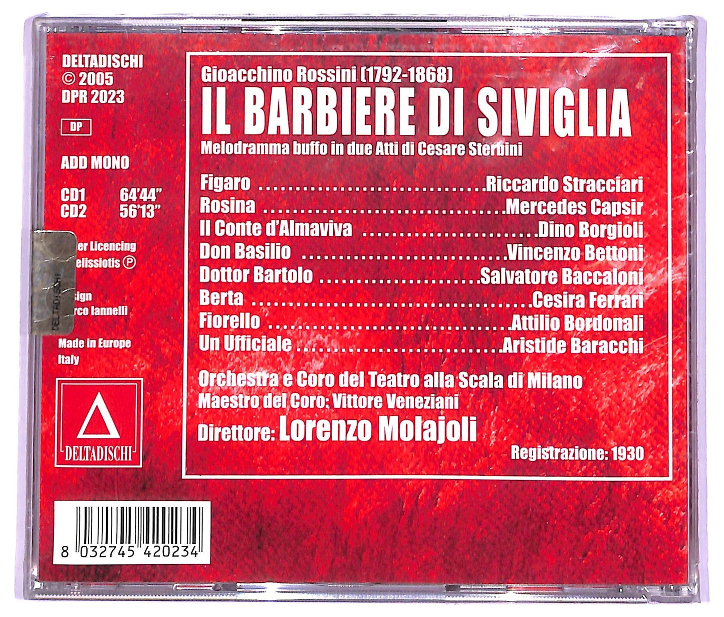 EBOND Giacchino Rossini - il Barbiere di Siviglia CD CD064040