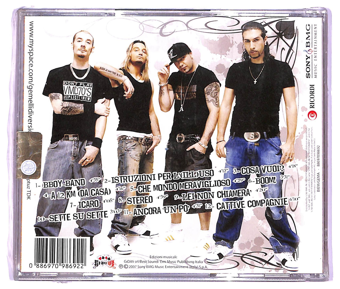 EBOND Gemelli Diversi - Boom! CD CD064065