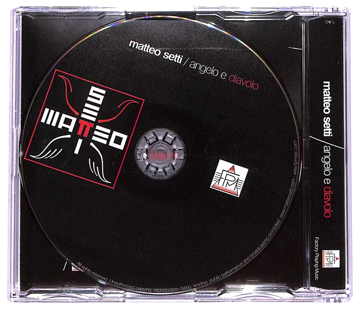 EBOND Matteo Setti - Angelo E Diavolo CD CD064104