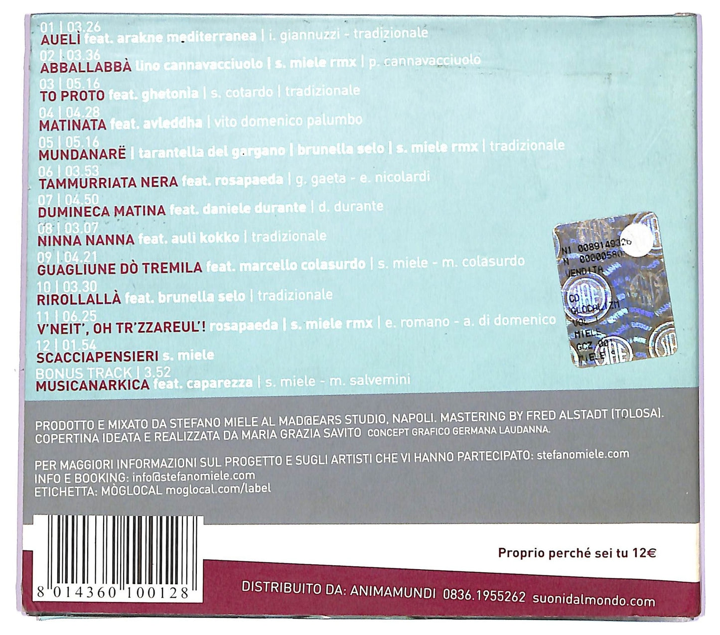 EBOND Stefano Miele - Glocalizm Vol. 1: Samples, Traditionals & Folk! CD CD064151