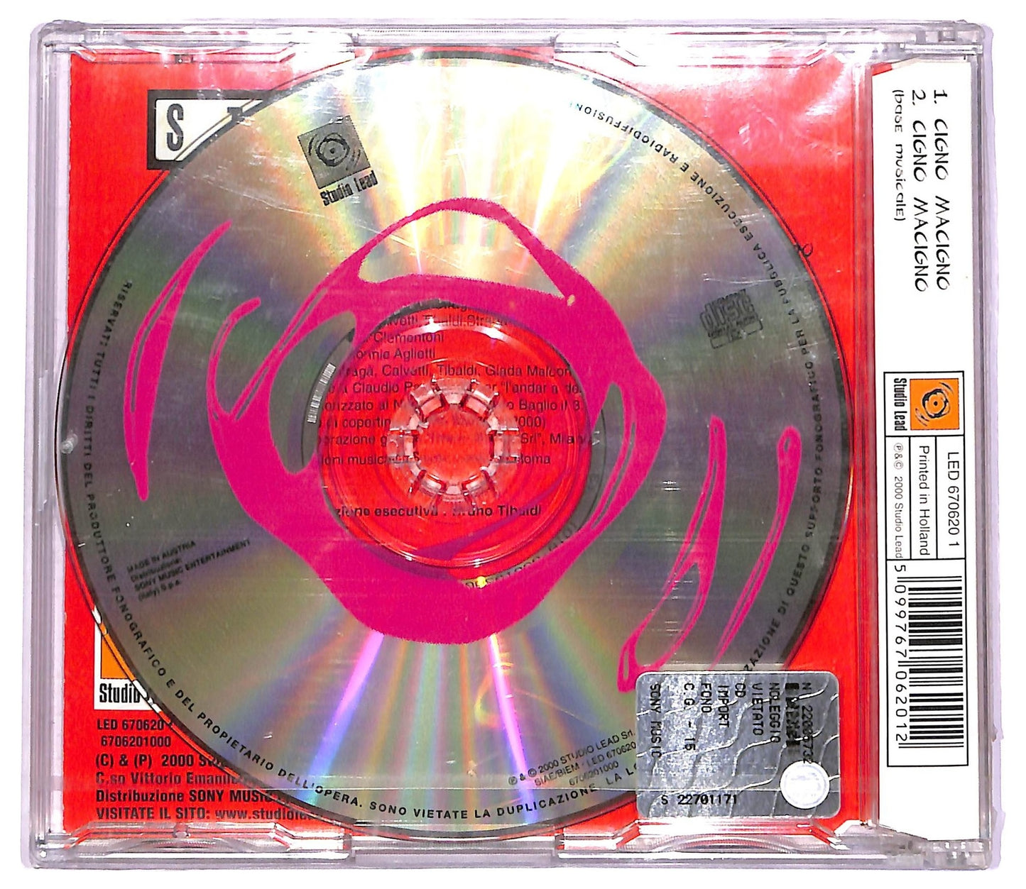 EBOND Straga - Cigno Macigno CD CD064152