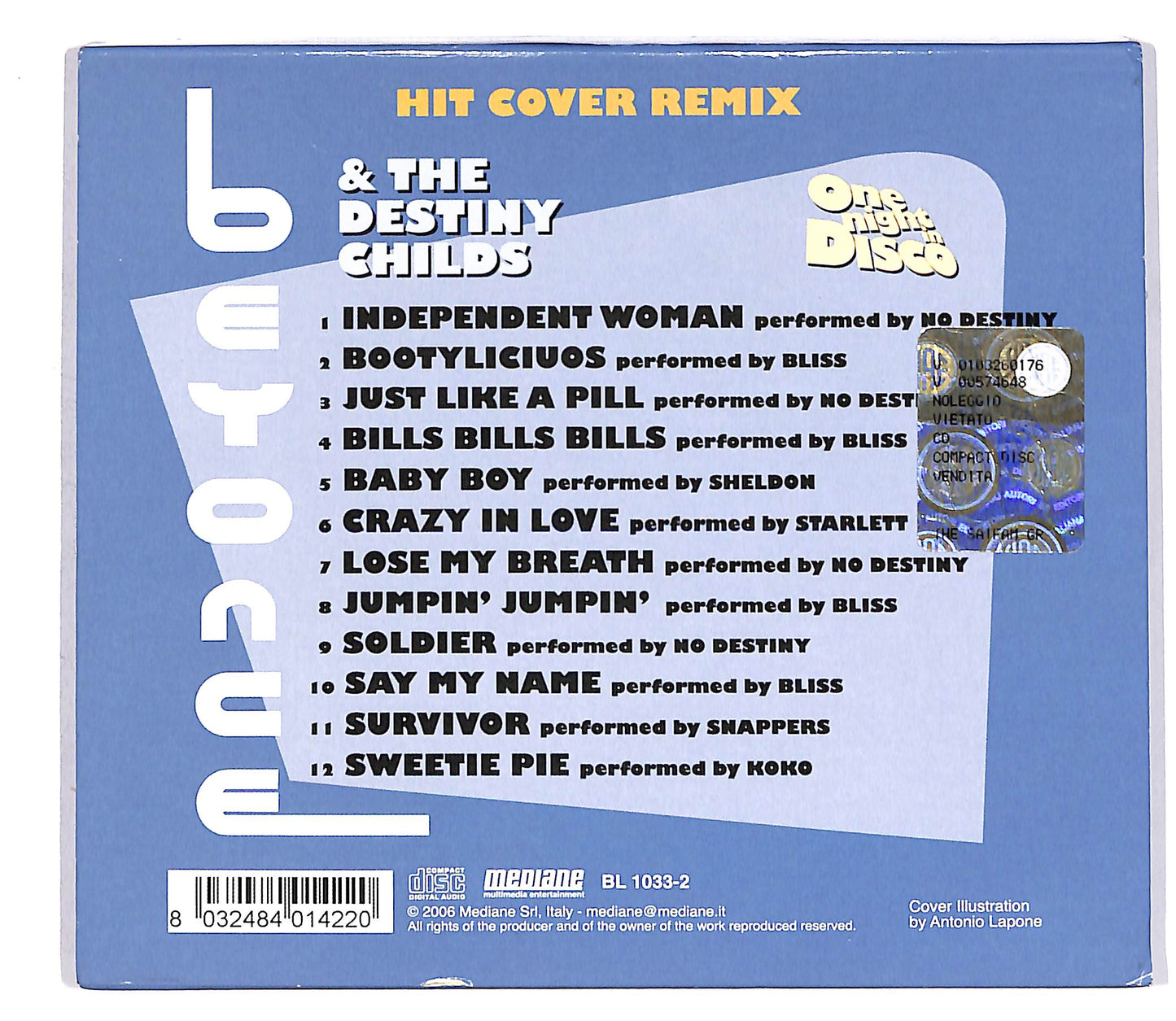 EBOND Various - One Night In Disco - Beyonce e Destiny Childs CD CD064225