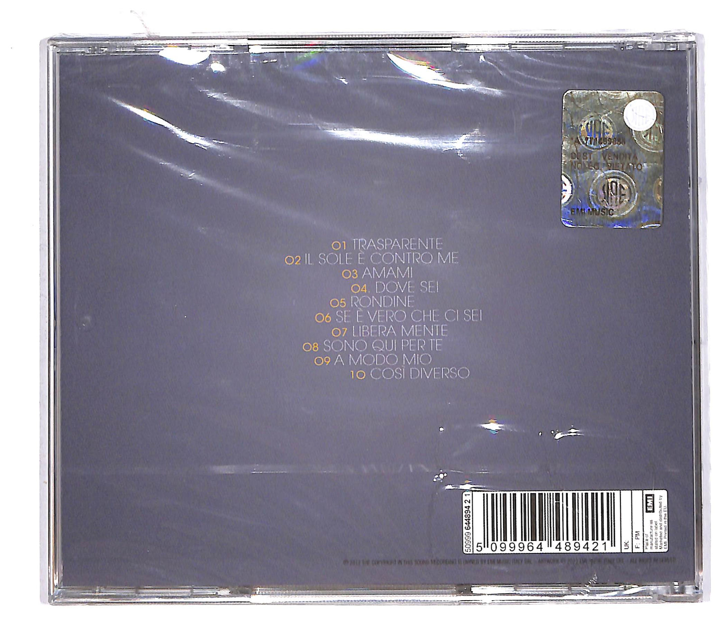 EBOND Valerio Scanu- Cosi Diverso CD CD064238