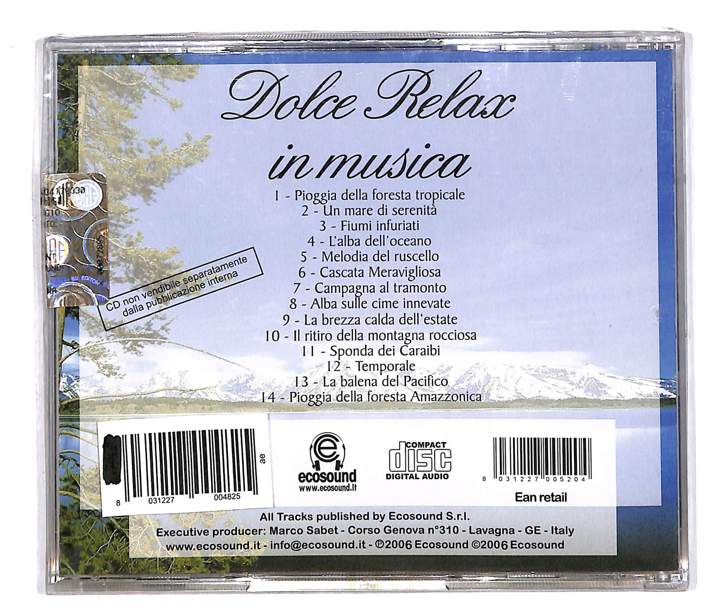 EBOND Various - Dolce relax in musica EDITORIALE CD CD064245