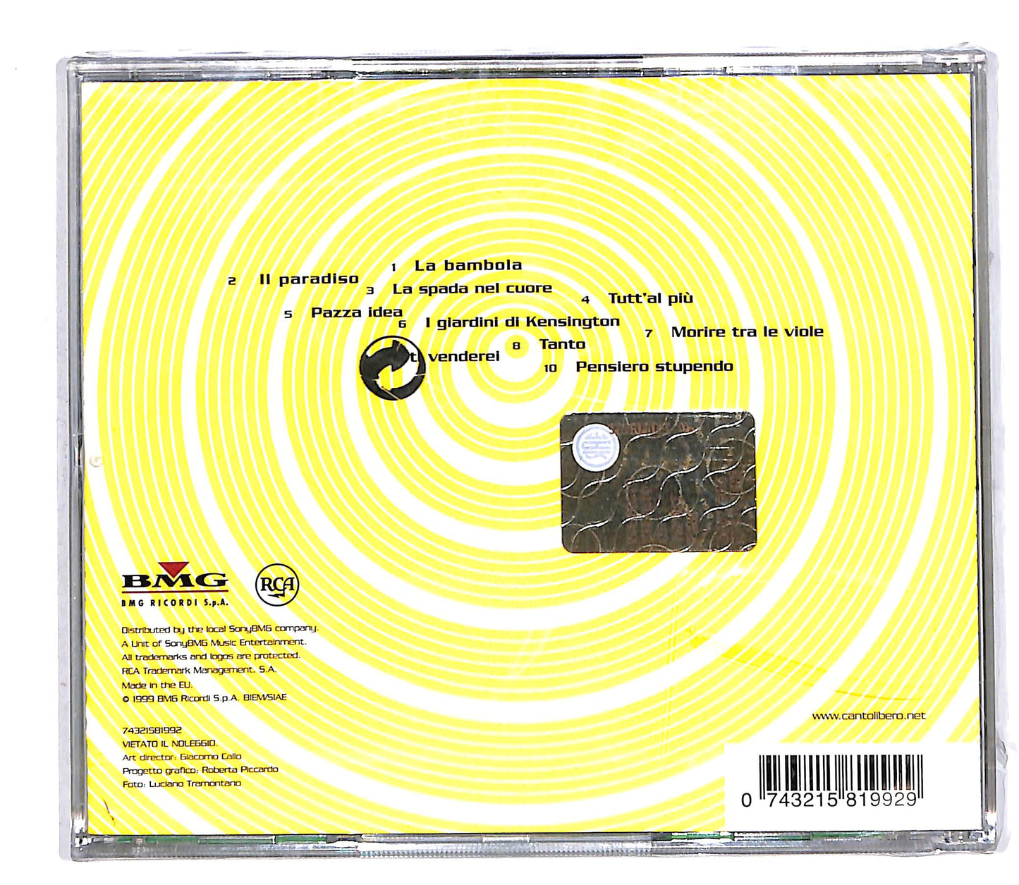 EBOND Patty Pravo - Patty Pravo CD CD064319