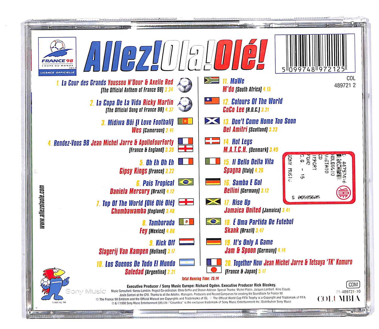 EBOND Various - Allez! Ola! Ole CD CD064327