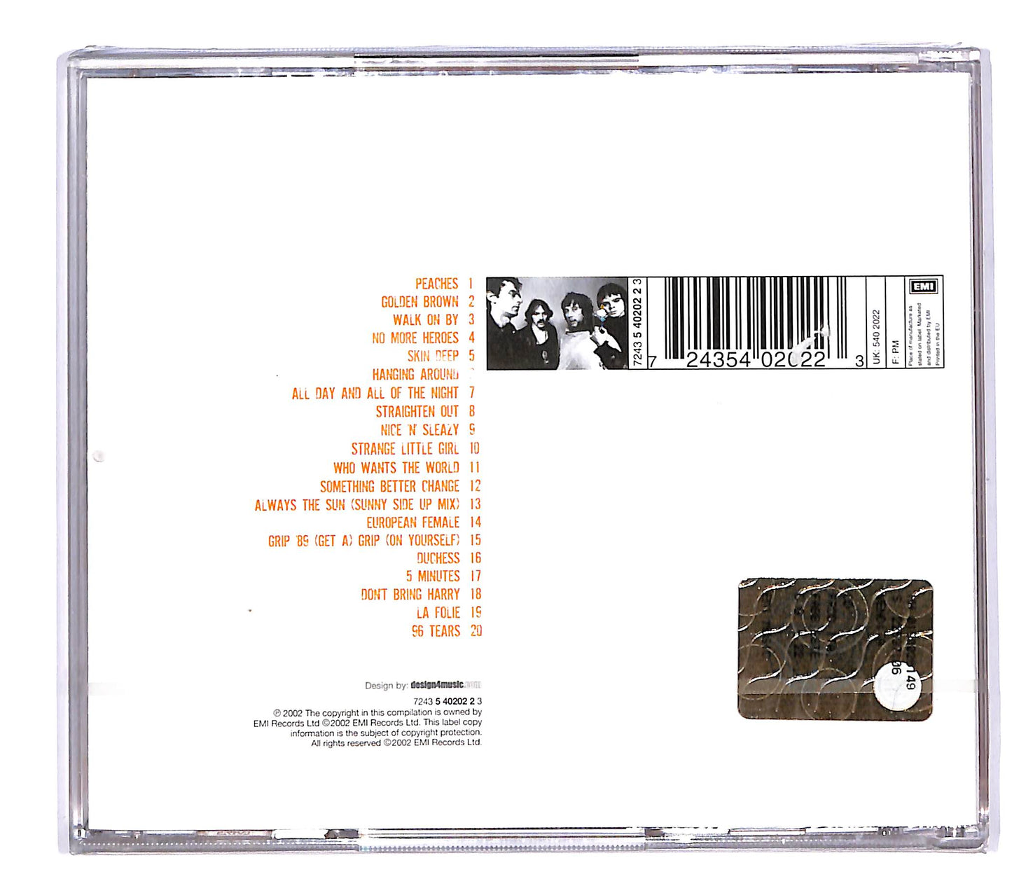EBOND The Stranglers - Peaches The Very Best Of The Stranglers CD CD064340