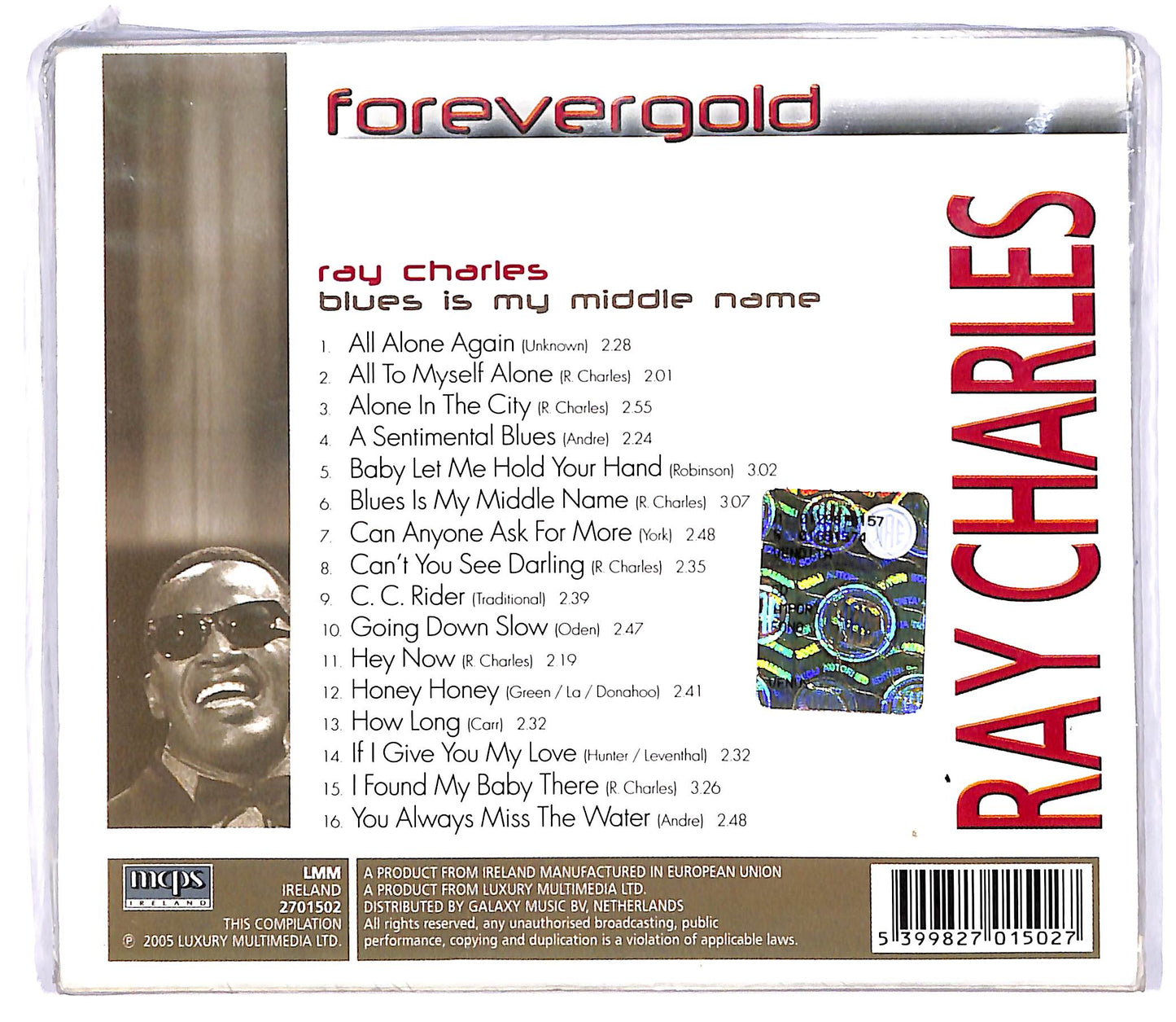 EBOND Ray Charles - Blues Is My Middle Name CD CD064405