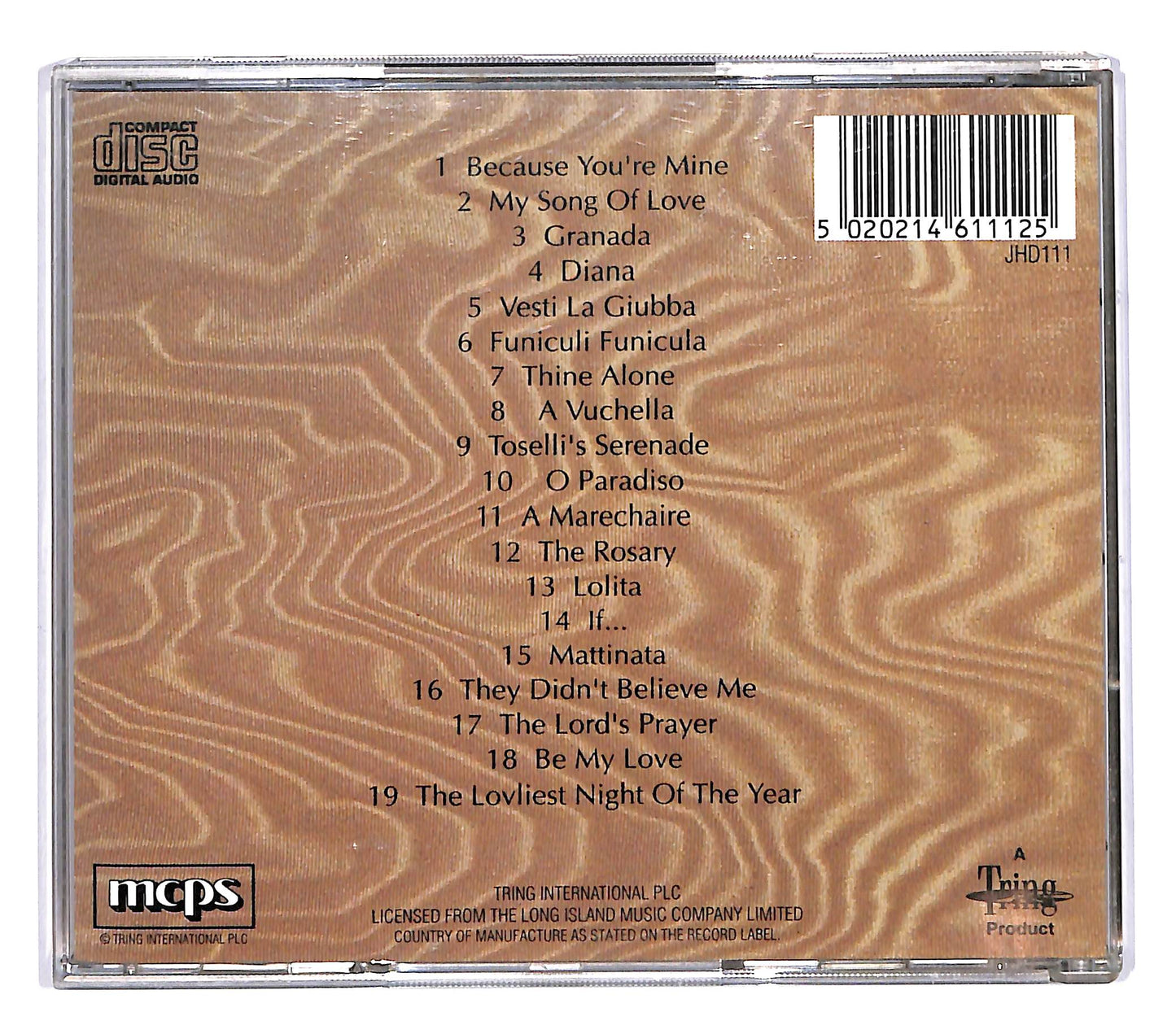 EBOND Mario Lanza - My Song Of Love CD CD064451