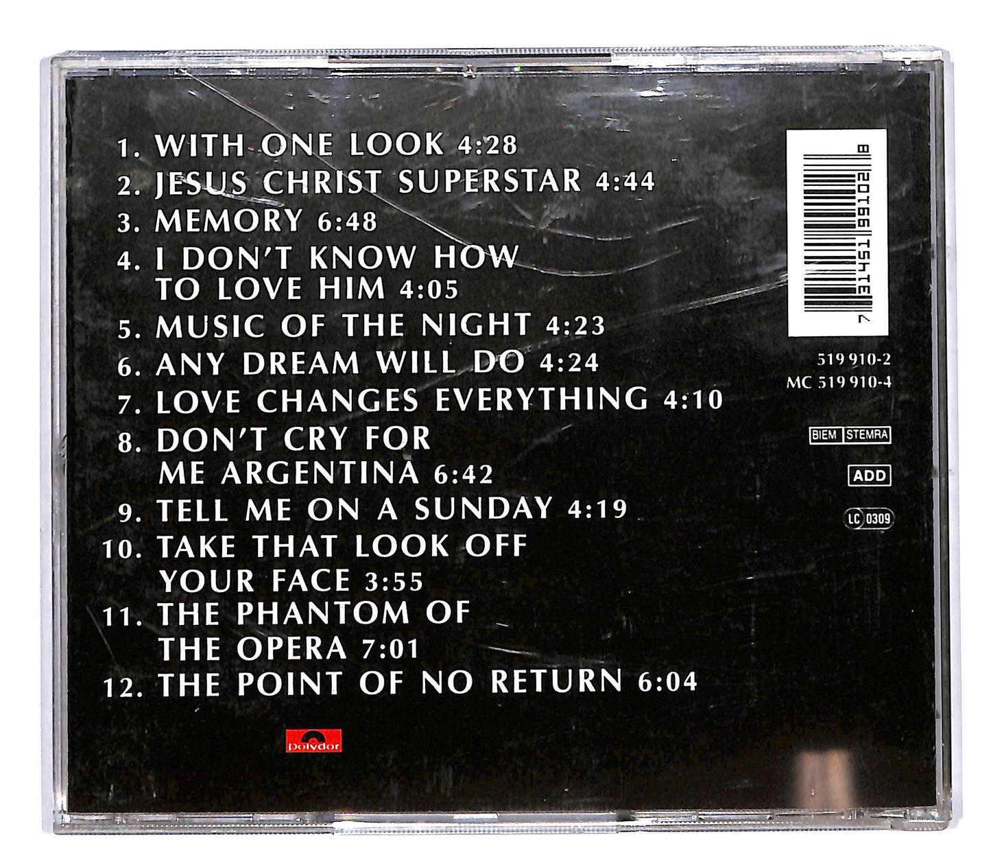 EBOND James Last And His Orchestra - Plays Andrew Lloyd Webber CD CD064458
