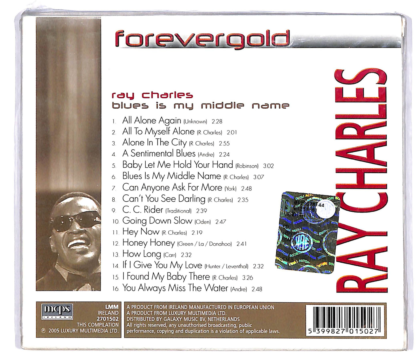 EBOND Ray Charles - Blues Is My Middle Name CD CD064508