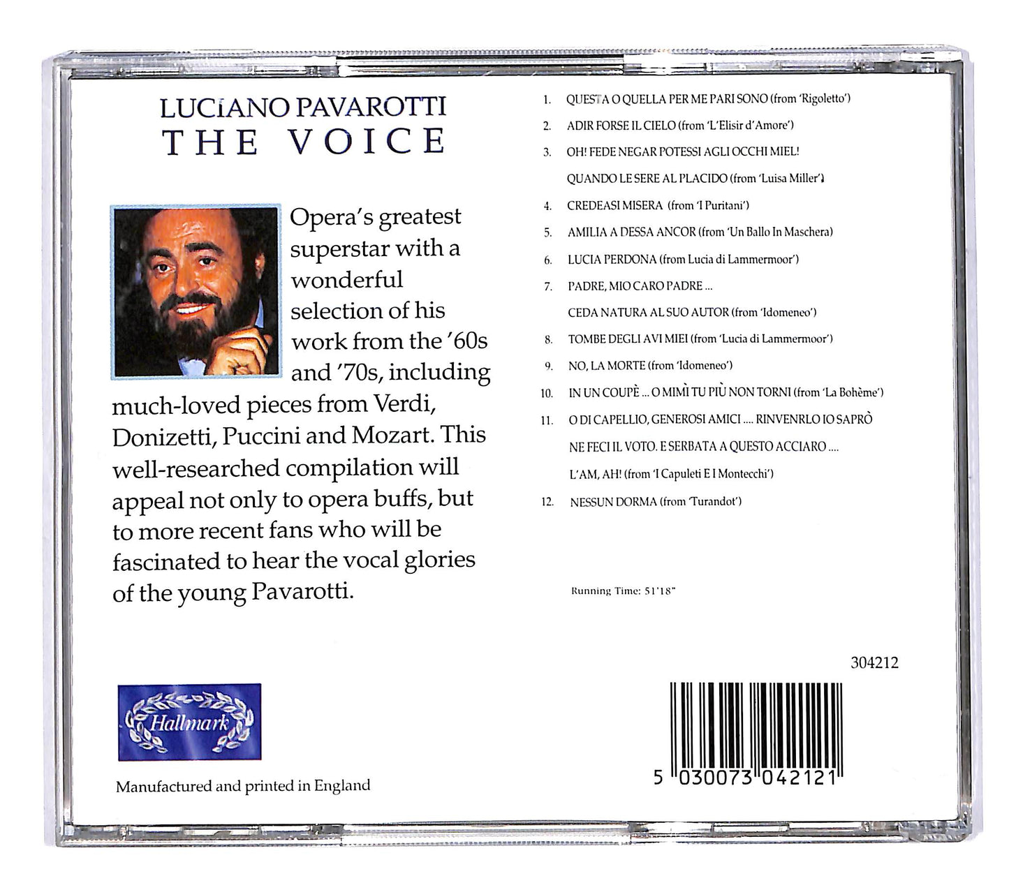 EBOND Luciano Pavarotti - The Voice CD CD064511
