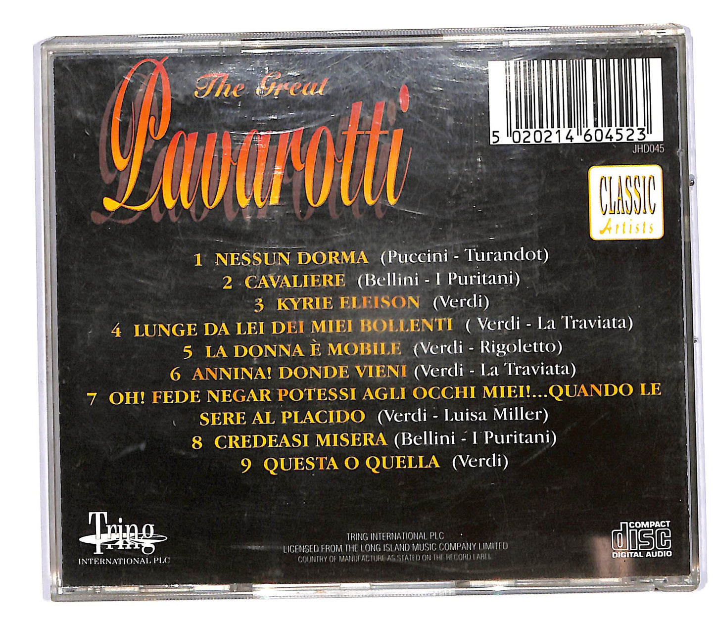 EBOND Pavarotti -The Great Pavarotti CD CD064512
