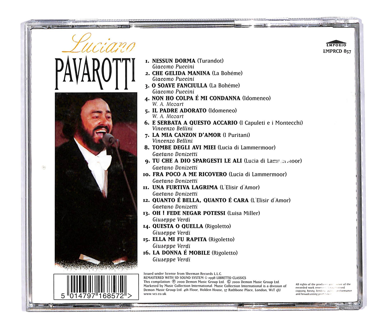 EBOND Luciano Pavarotti - Luciano Pavarotti CD CD064516