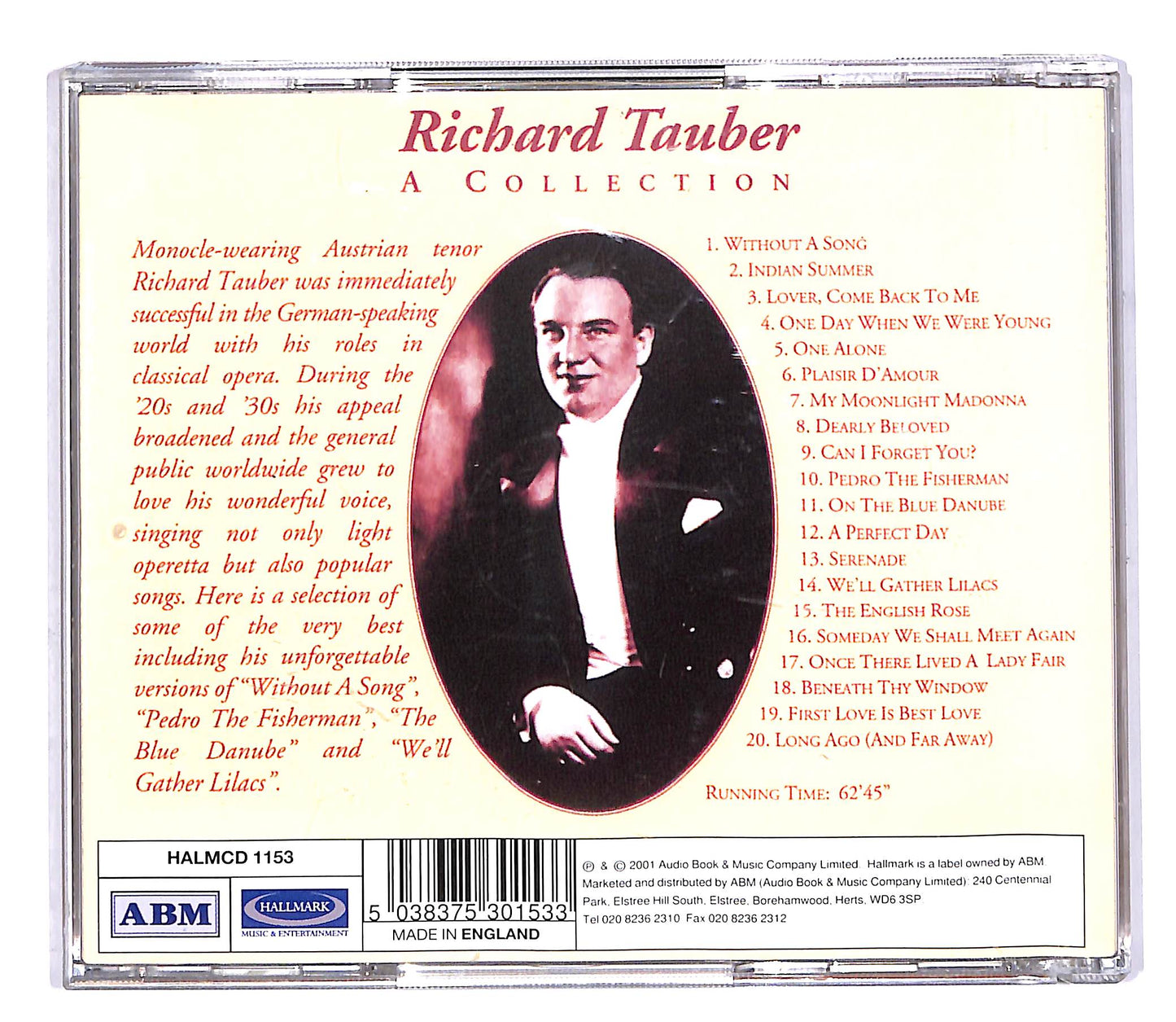 EBOND Richard Tauber - A Collection CD CD064603