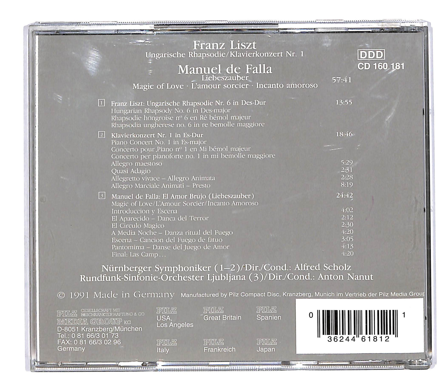 EBOND Franz Liszt - Manuel de Falla CD CD064618