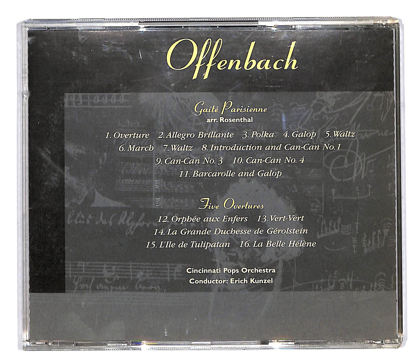 EBOND Offenbach - gaite Parisienne EDITORIALE CD CD064624