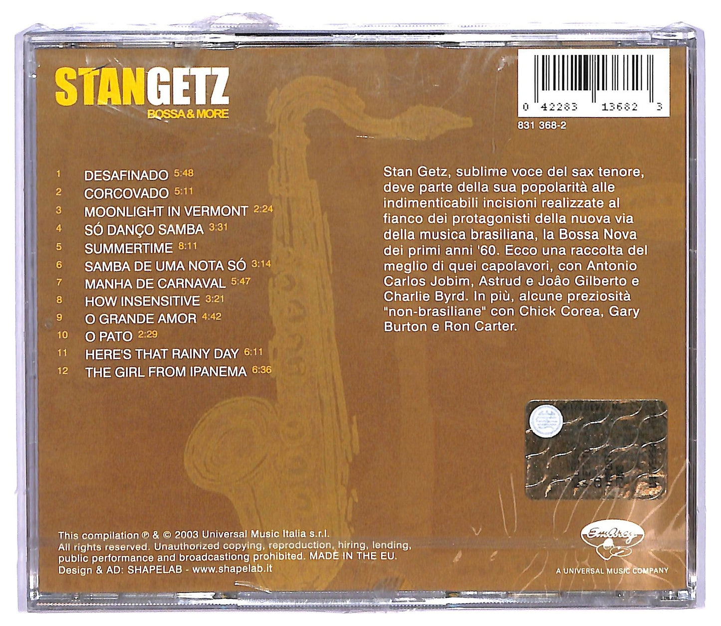 EBOND Stan Getz - Bossa & More CD CD064811