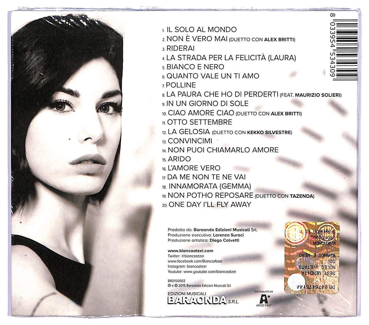 EBOND Bianca Atzei - Bianco E Nero CD CD064816