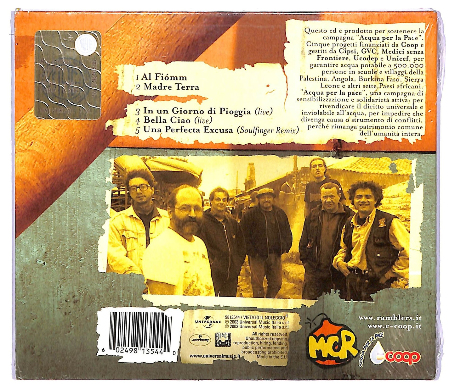 EBOND Modena City Ramblers - Gocce CD CD064836