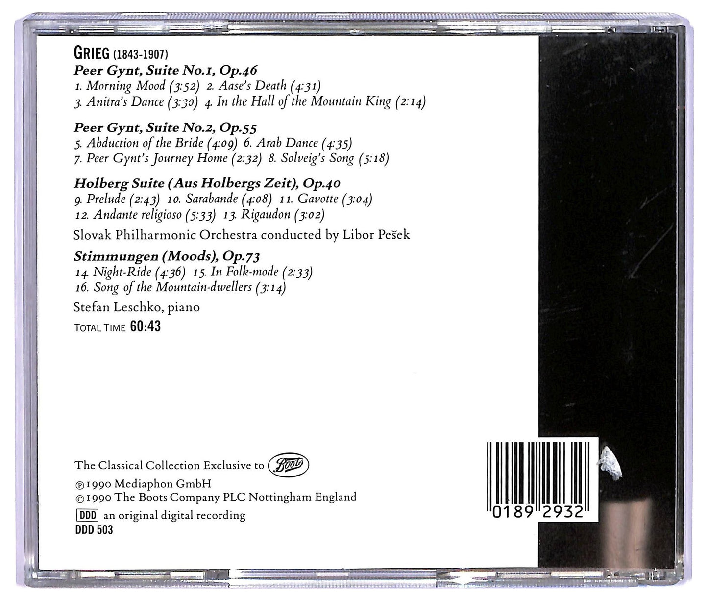 EBOND Various - Grieg CD CD064846