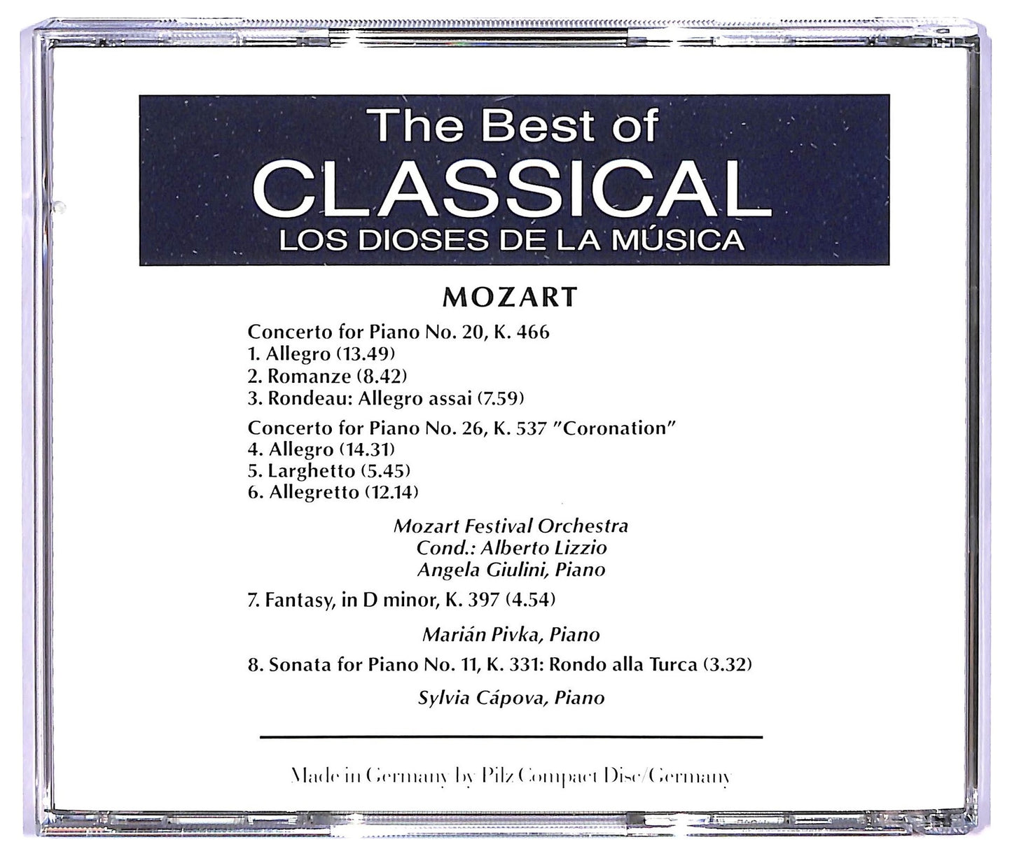EBOND Various - The best of classical - Mozart CD CD064849