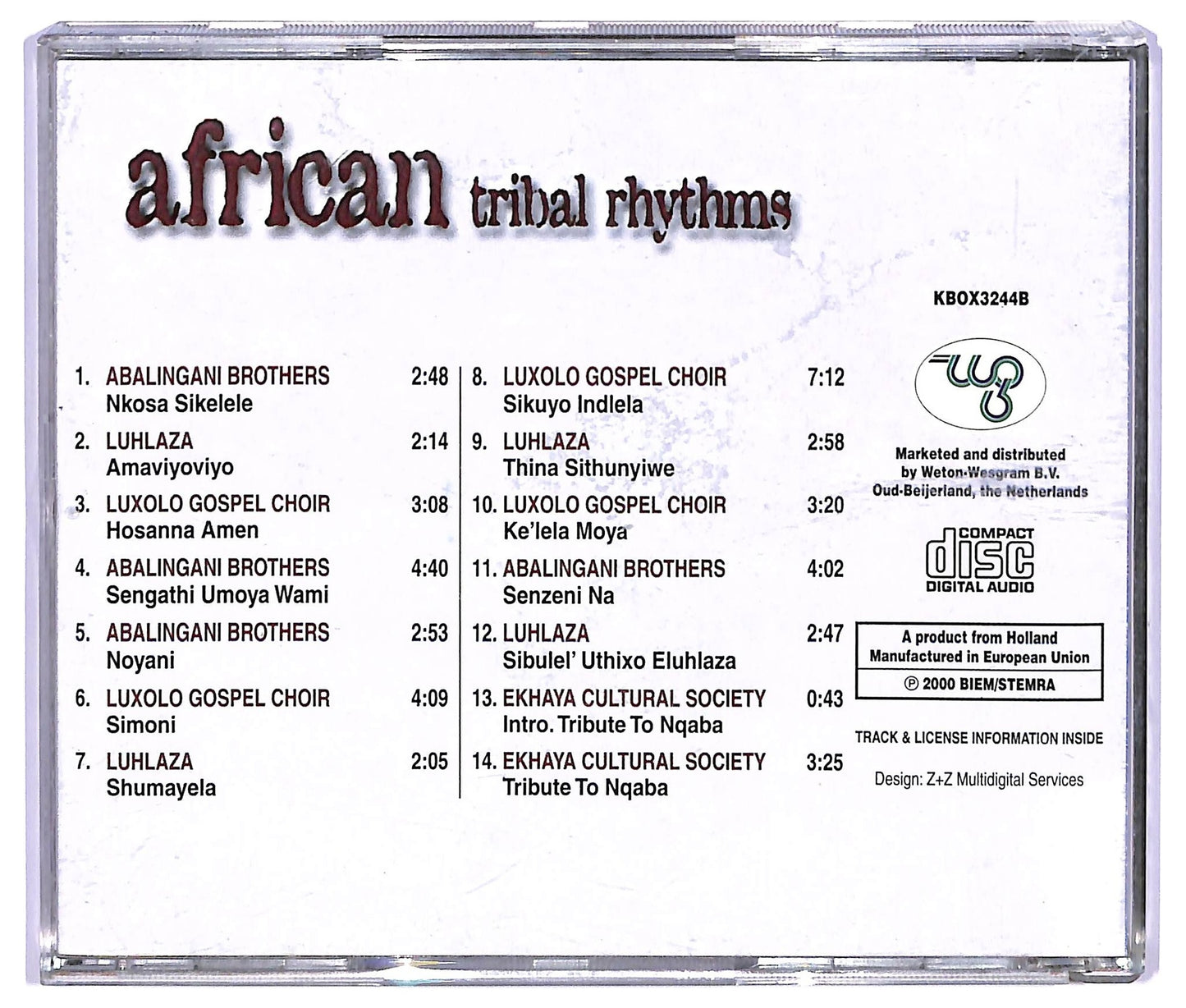 EBOND Various - African Tribal Rhythms (Cd 2) CD064861