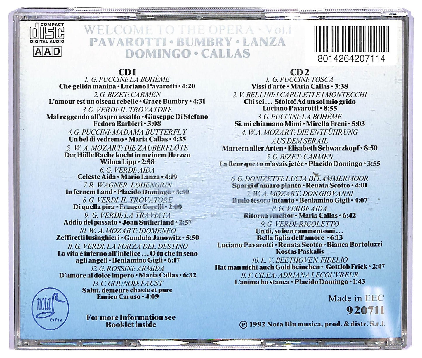 EBOND Various - Welcome to the Opera vol.1 CD CD064908