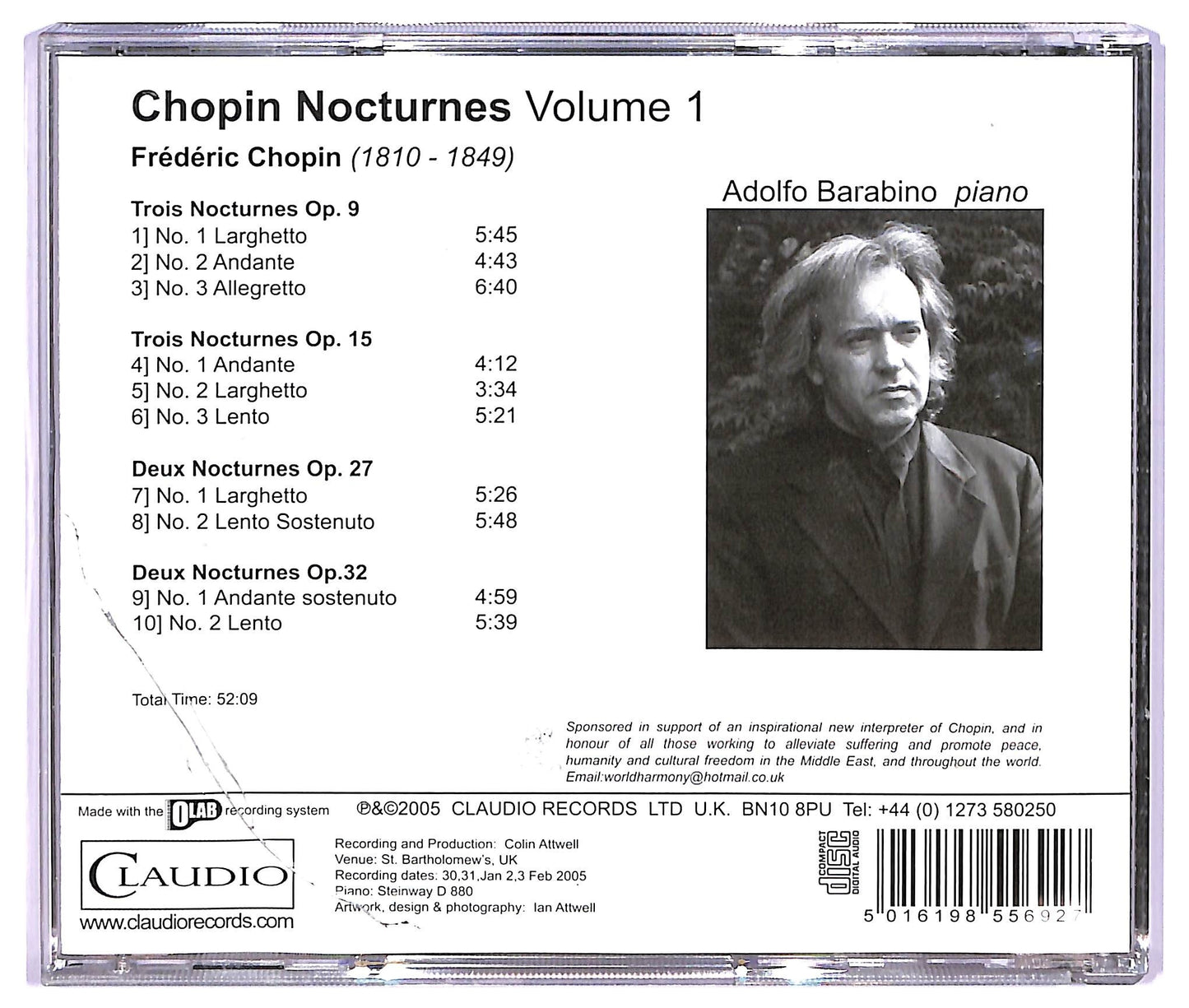 EBOND Chopin - Chopin Nocturnes Vol.1 CD CD064960