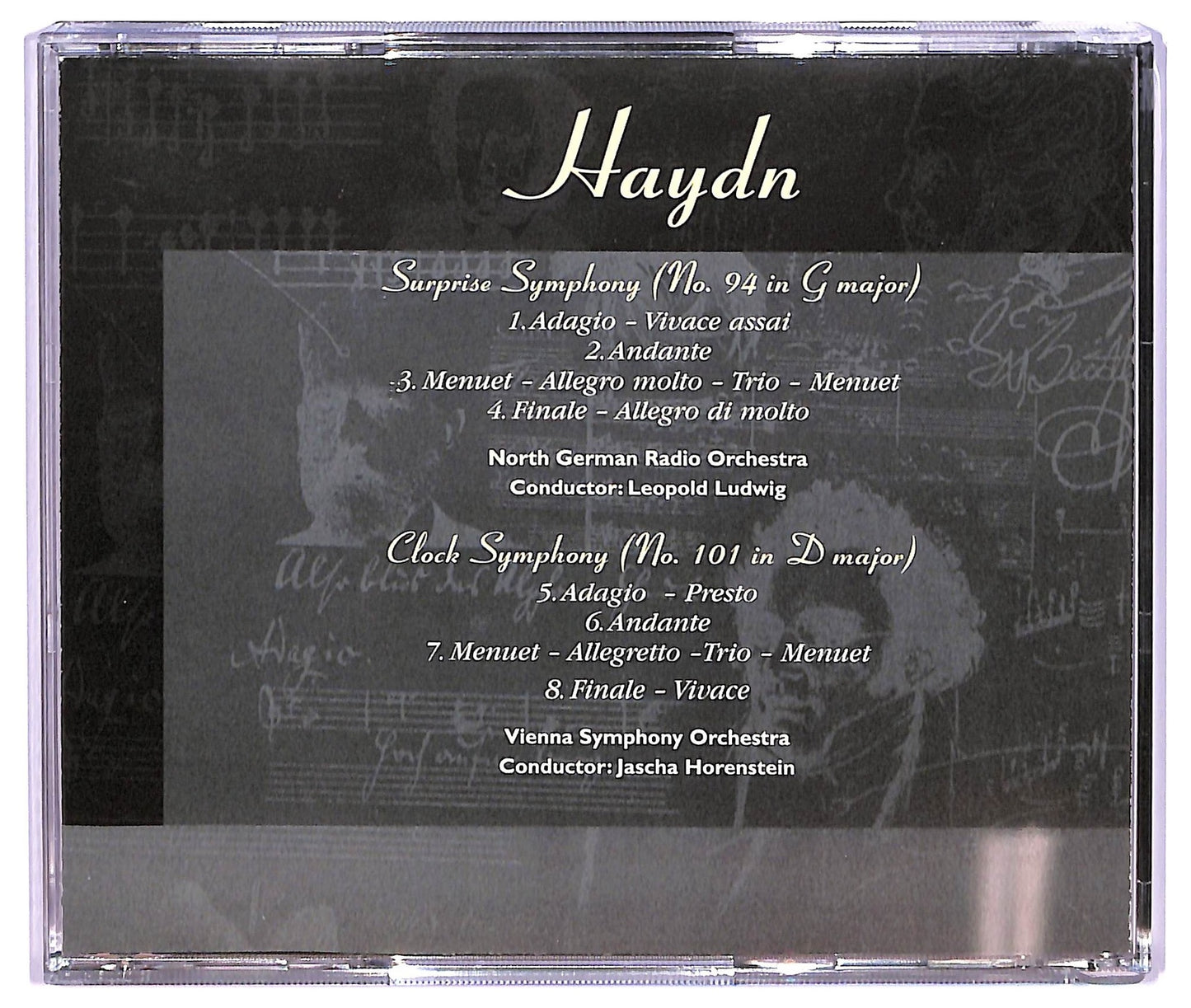 EBOND The Great Composers Haydn - Surprise Symphony; Clock Symphony ALBUM EDITORIALE JEWEL CASE CD CD065027