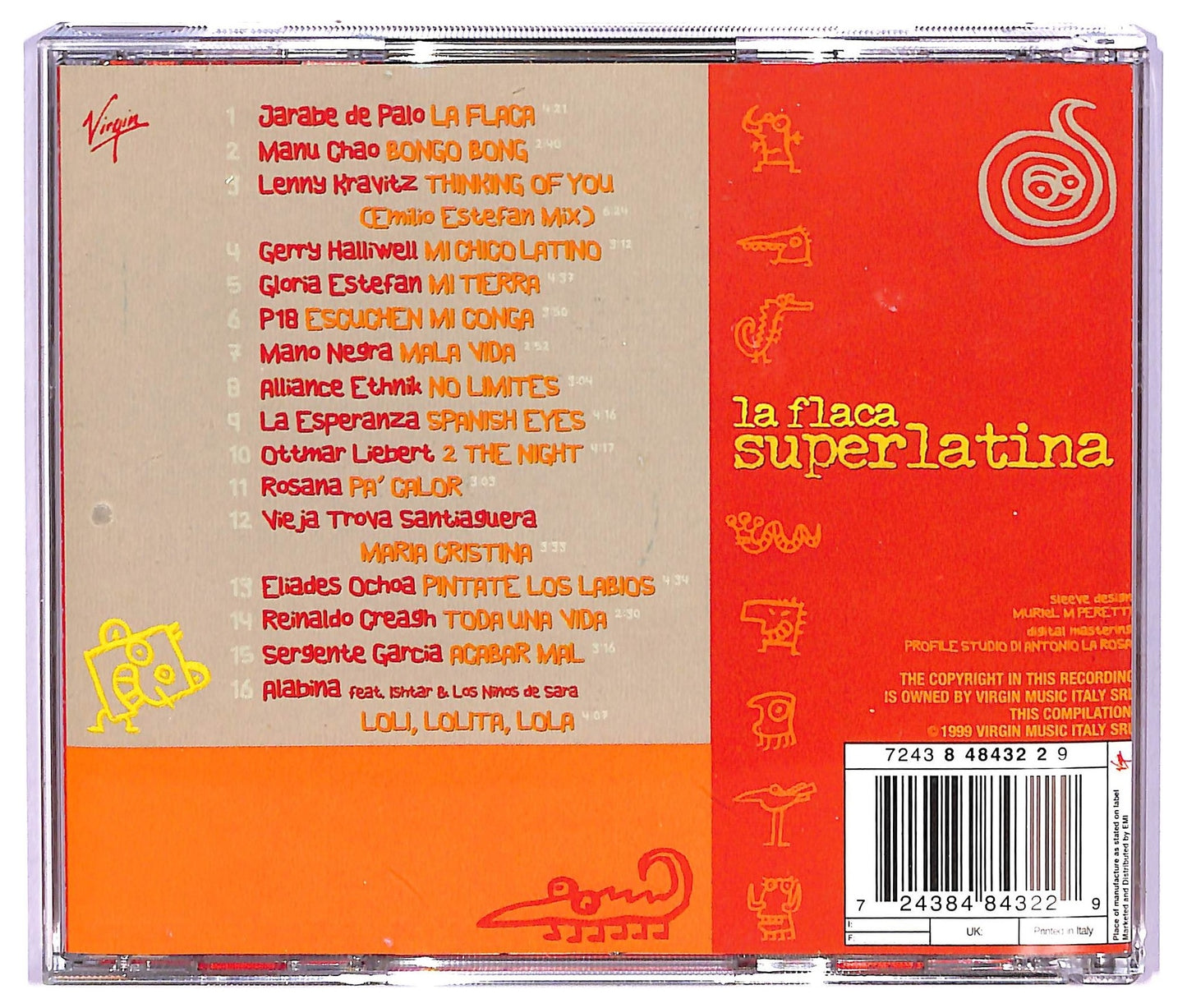 EBOND Various - La Flaca Superlatina ALBUM JEWEL CASE CD CD065042