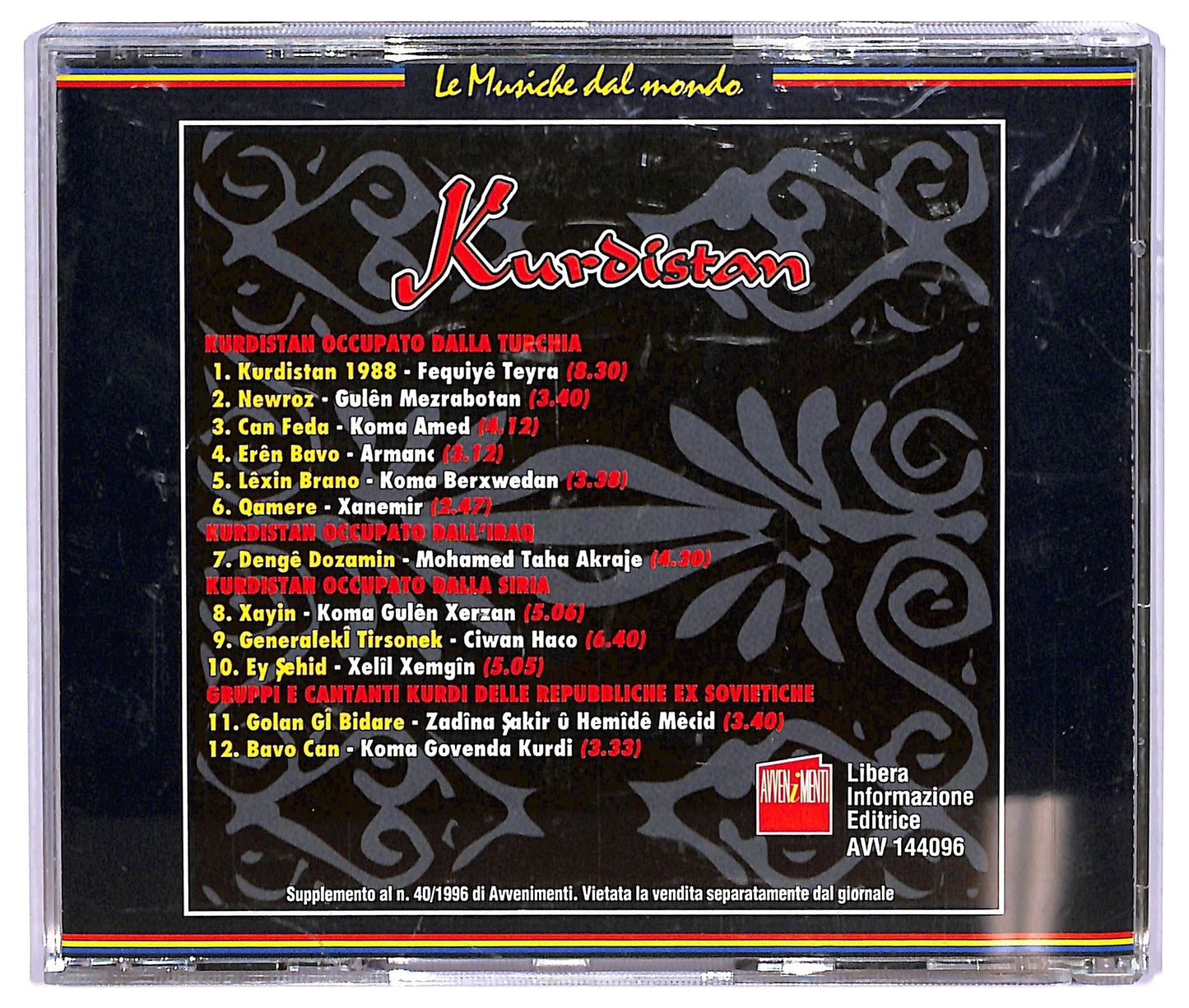 EBOND Various - le musiche del mondo Kurdistan CD CD065108