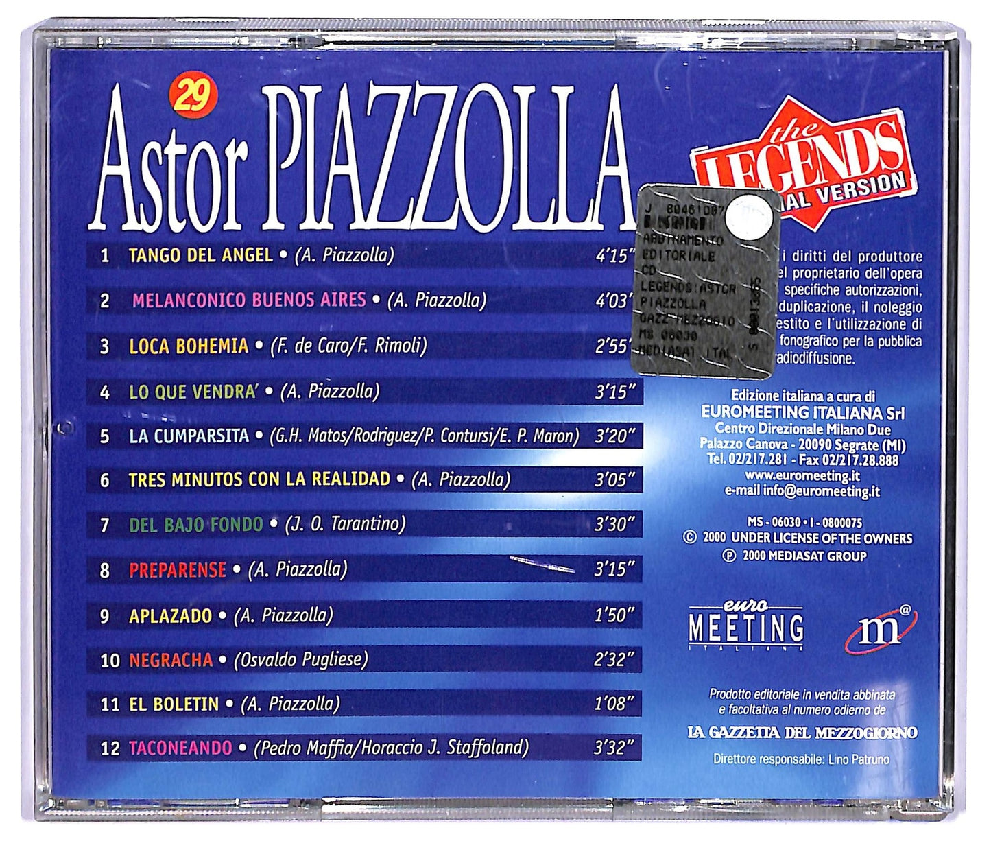 EBOND Astor Piazzola - The Legends CD CD065110