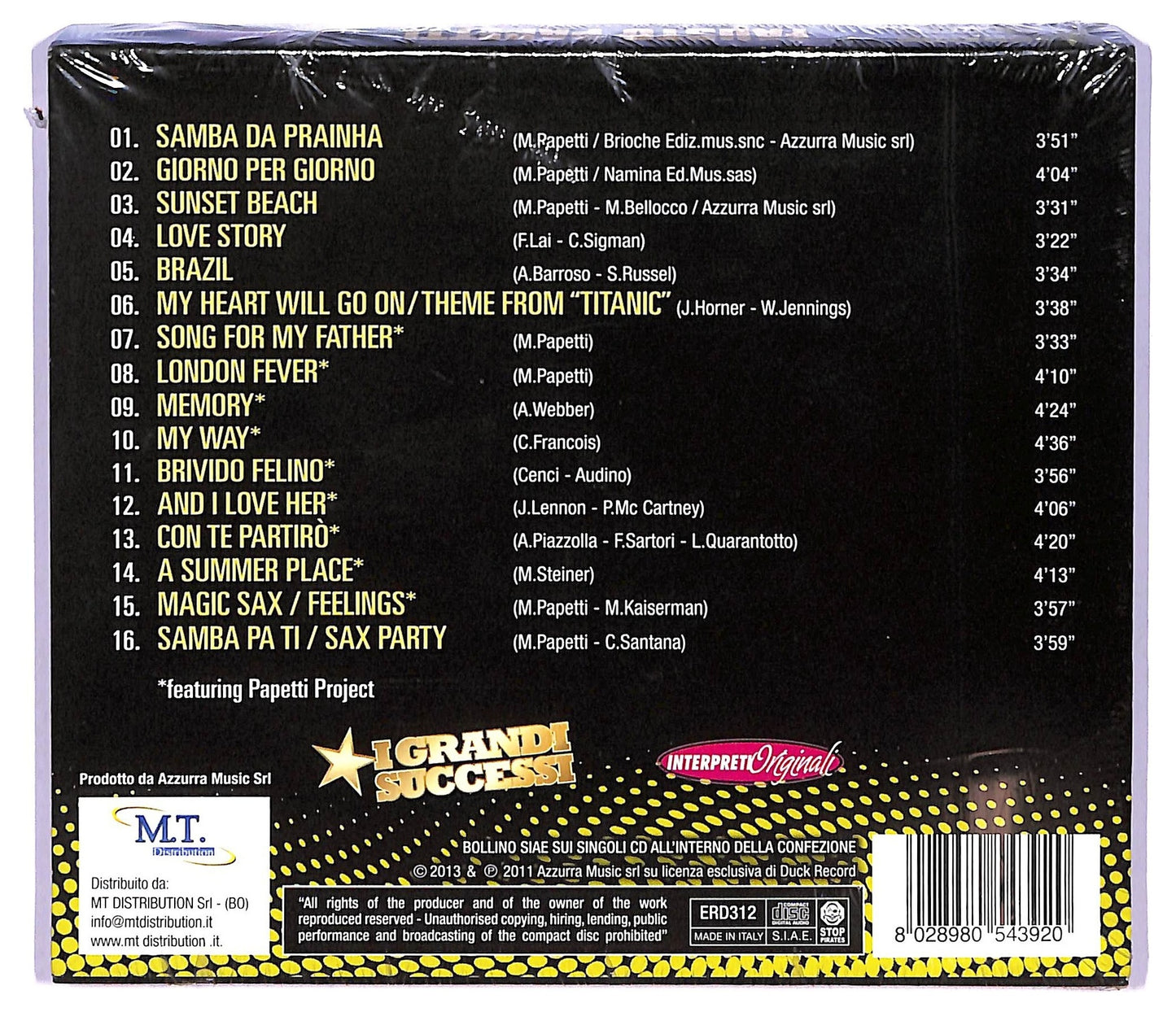 EBOND Fausto Papetti - My way CD CD065147