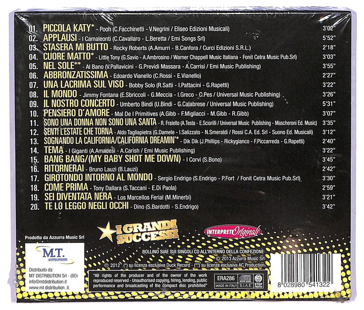 EBOND Various - Anni 60 stasera mi butto CD CD065201