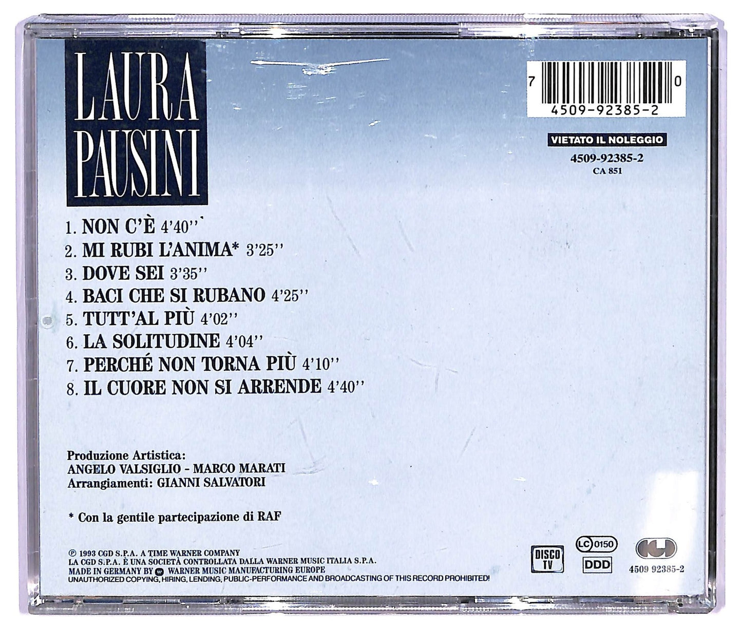 EBOND Laura Pausini - Laura Pausini CD CD065210