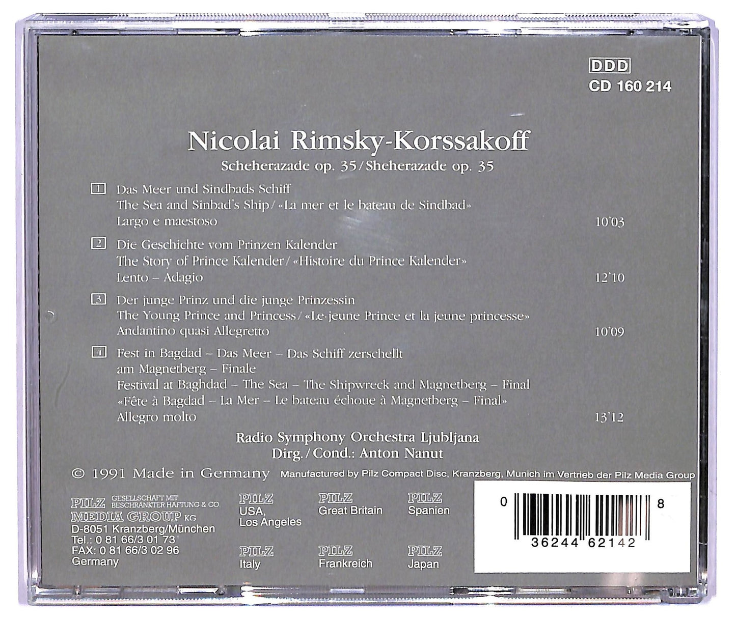 EBOND Nicolai Rimsky-Korssakoff - Scheherazade CD CD065230