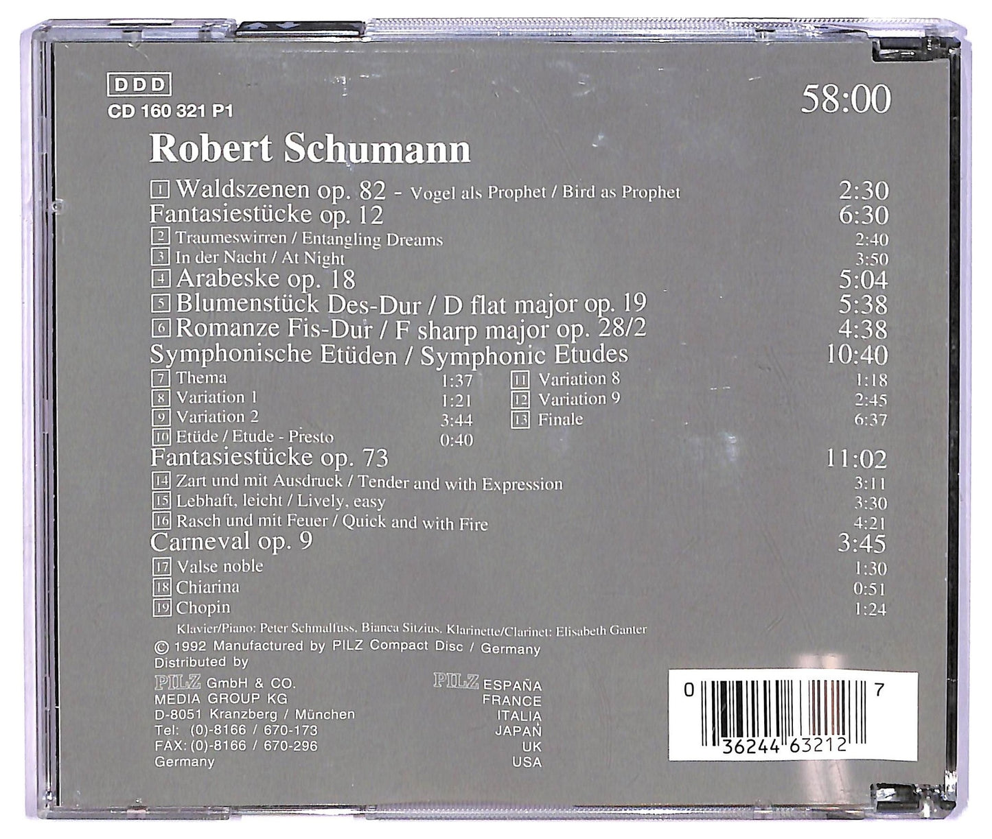 EBOND Robert Schumann - Symphonic Etudes CD CD065238
