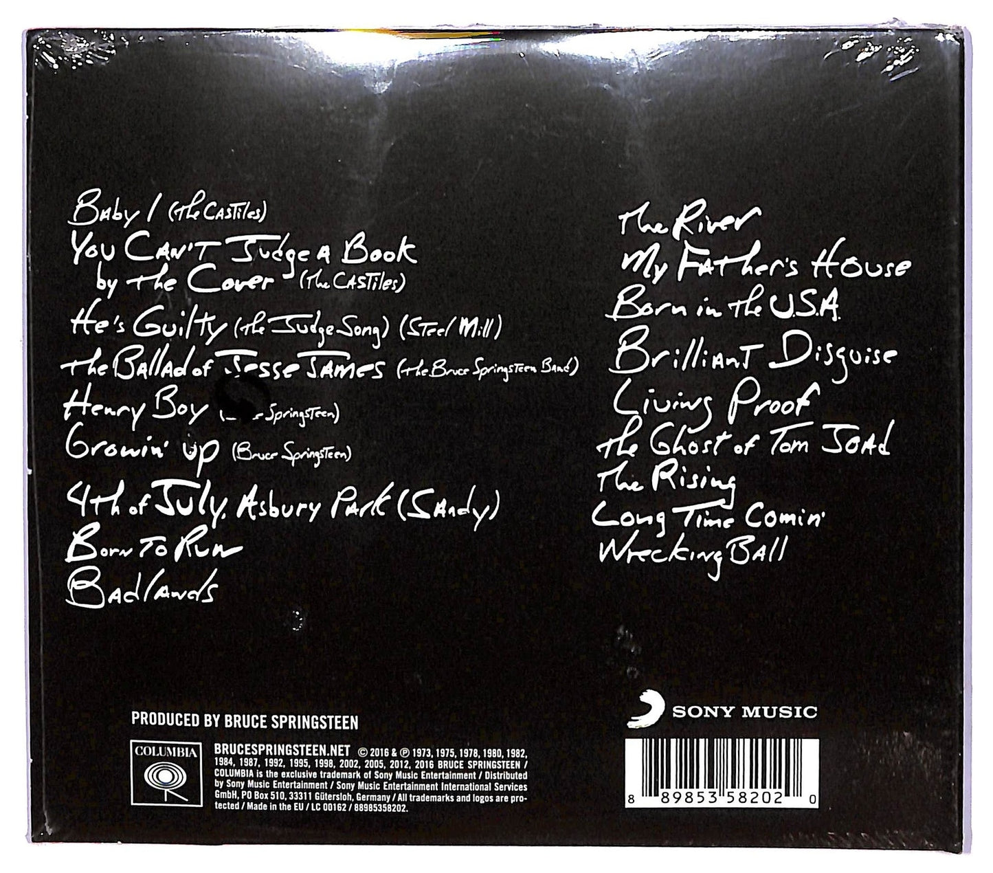 EBOND Bruce Springsteen - Chapter And Verse CD CD065503