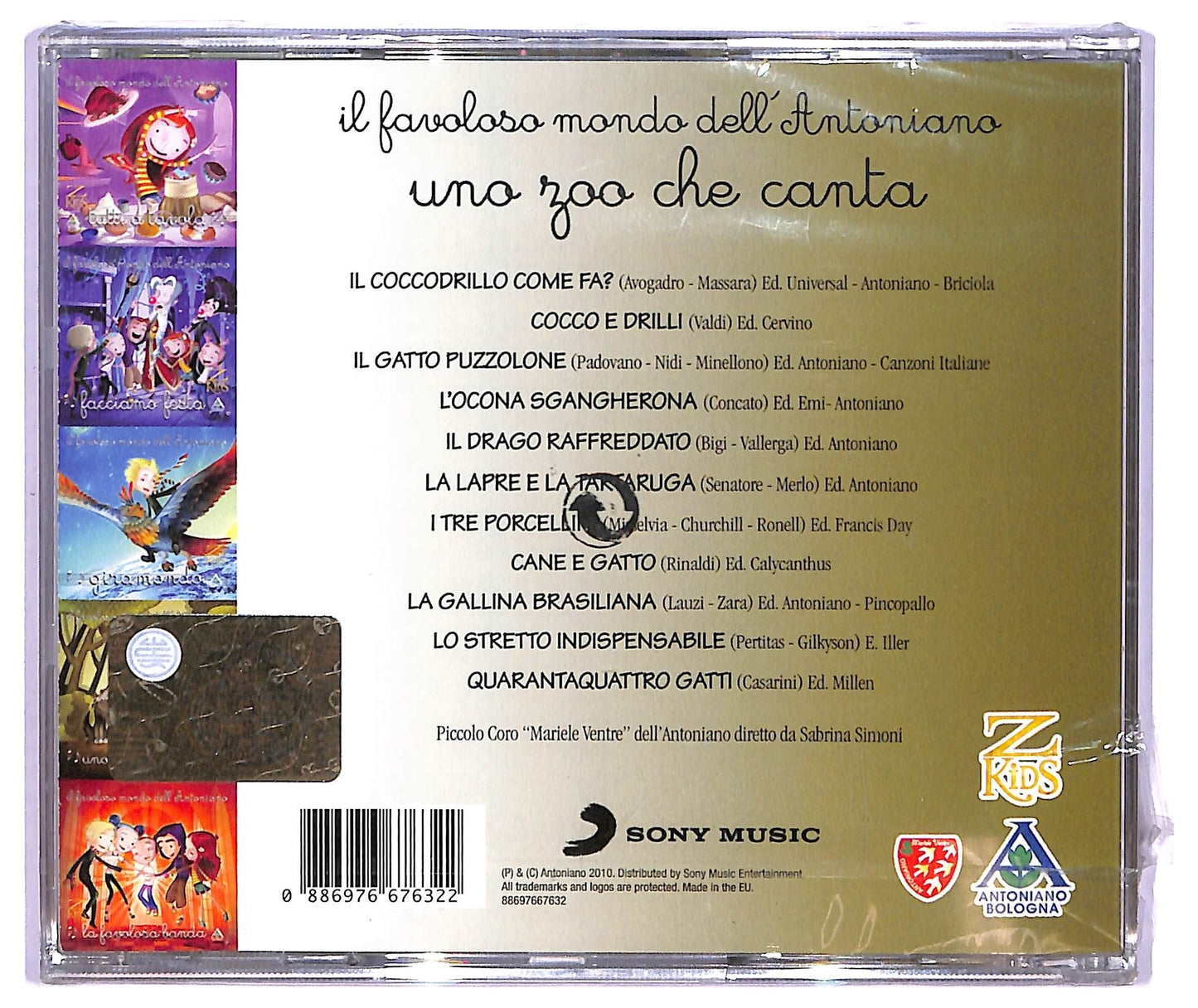 EBOND Il Favoloso mondo dell'Antoniano - uno zoo che canta CD CD065517