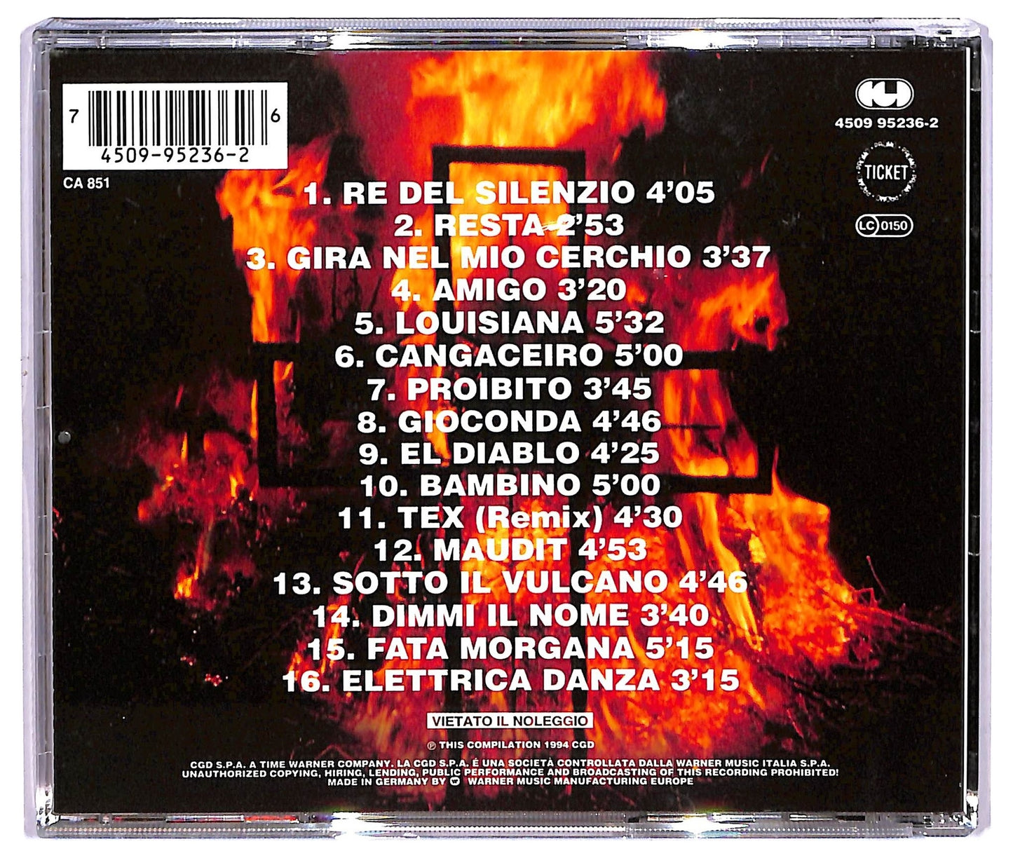 EBOND Litfiba - Re Del Silenzio CD CD065520