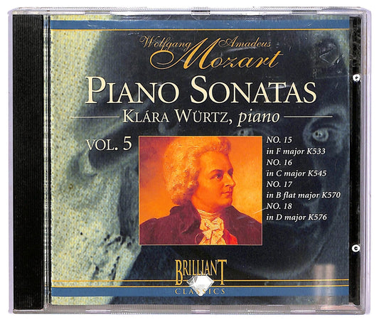 EBOND Wolfgang Amadeus Mozart Klara Wurtz - Piano Sonatas Vol. 5 CD CD065531
