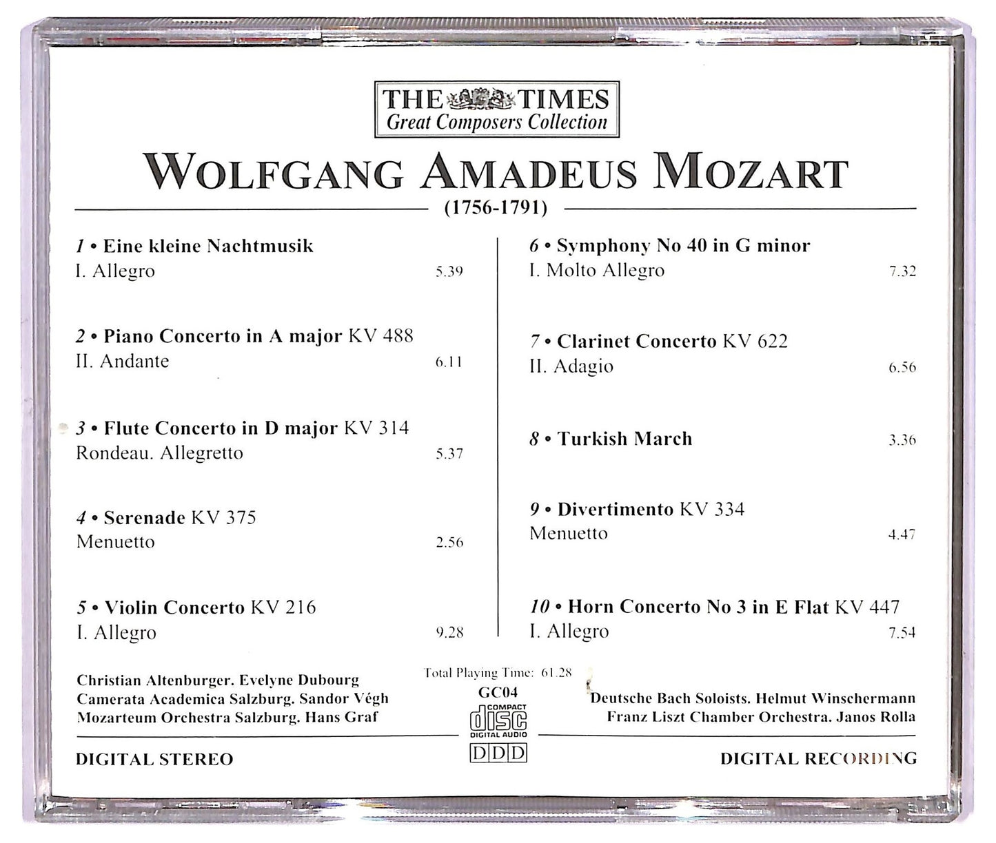 EBOND W. A. Mozart - W. A. Mozart CD CD065537