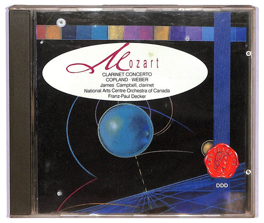 EBOND Mozart  - Aaron Copland Carl Maria von Weber - Clarinet Concerto CD CD065538