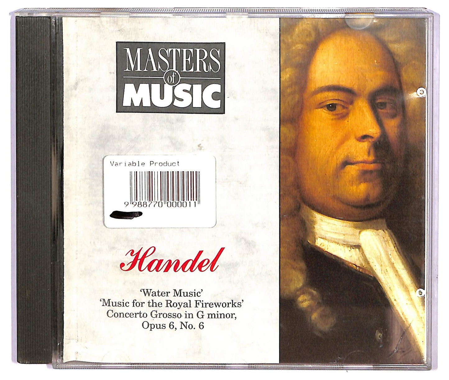 EBOND Handel - Water Music - Masters of music CD CD065548